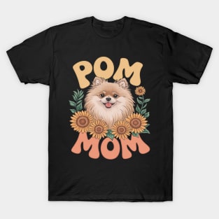 Pomeranian Mom Pom Dog Mama T-Shirt